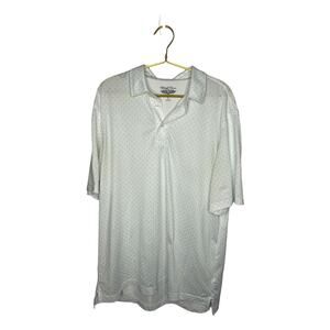 Straight Down Shirt Men’s L Martini‎ Glass All Over Print Performance Golf Polo